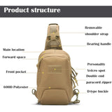 Camo Tactical Chest Bag – Multifunctional Outdoor Camo Sling with Hidden Pistol Pocket