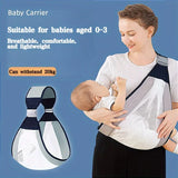 3D Mesh Adjustable Baby Sling Carrier – Safe Toddler Shoulder Wrap, Breathable Design, Perfect Gift for Halloween, Thanksgiving & Christmas