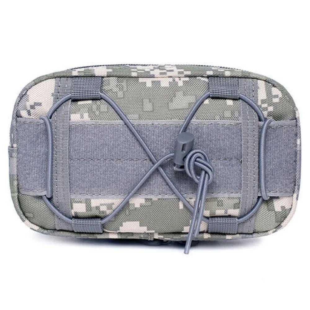 Men’s Tactical MOLLE Messenger Bag – Compact EDC Sling, Crossbody & Waist Utility Pouch for Outdoor & Survival Gear