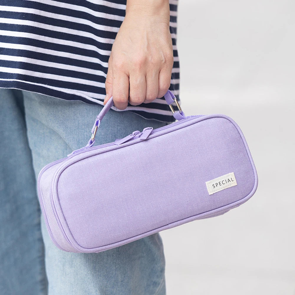 Multifunctional Pencil Bag with Handle – Travel & Sketch Storage Pouch