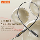 Gionee 5.3 Wireless Bluetooth Neckband Headset – Sport Neck-Hanging Earbuds with HiFi Sound, Mic & Waterproof Design