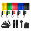 11-Piece Resistance Bands Set – Elastic Rubber Fitness Expander for Home Gym, Bodybuilding & Full-Body Strength Training