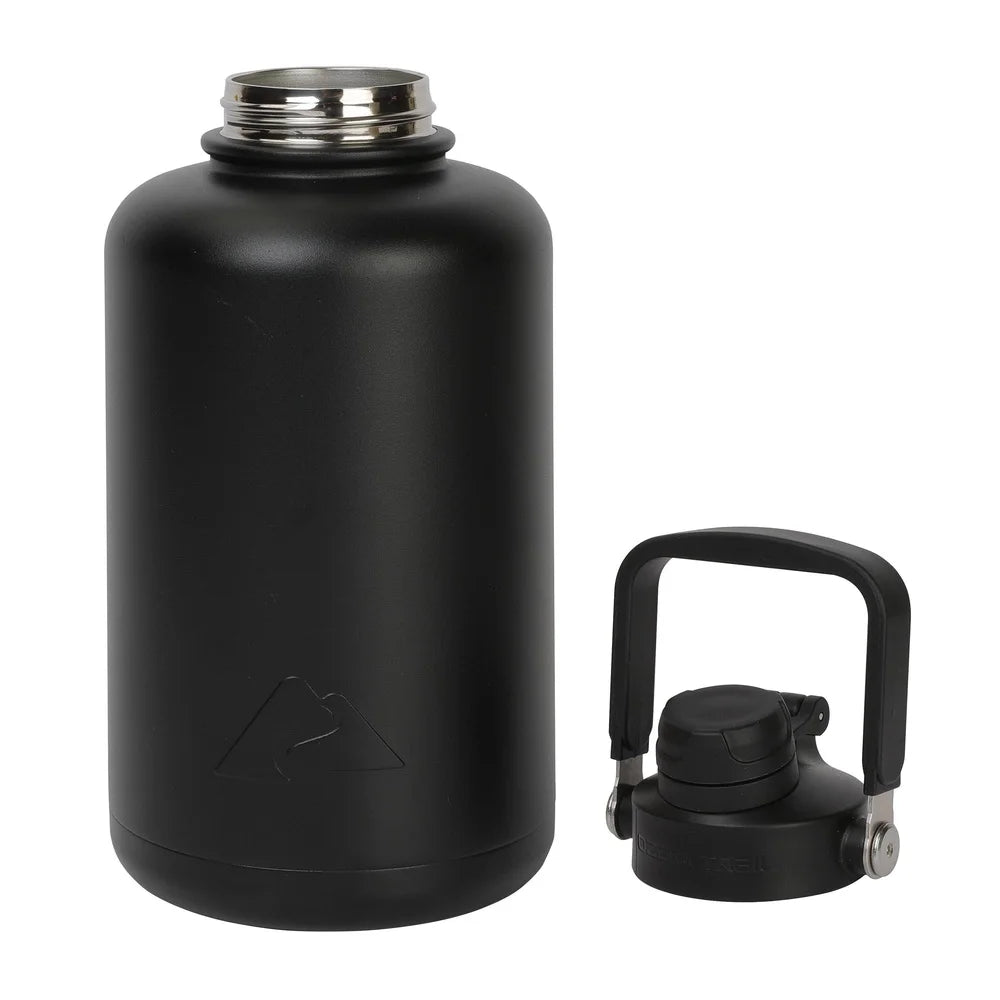 64oz Insulated Stainless Steel Water Bottle with Chug Lid – Leakproof Wide Mouth for Hiking & Travel