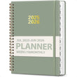 2025–2026 Weekly & Monthly Academic Calendar Planner – Hardcover Agenda with Tabs 📅✍️