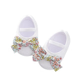 Baby Girl Slip-On Shoes – Cute Bow Detail with Flexible Soft Sole & Secure Elastic Band for Indoor & Outdoor Use