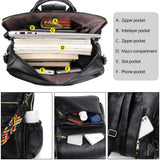 Women’s PU Leather Convertible Backpack Purse – Fashion Casual Shoulder Bag | Large-Capacity Stylish Daypack for Daily Use