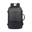 Expandable Men’s Laptop Backpack – Large Capacity Business & Travel School Backpack with USB Charging Port