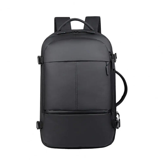 Expandable Men’s Laptop Backpack – Large Capacity Business & Travel School Backpack with USB Charging Port