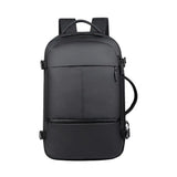 Expandable Men’s Laptop Backpack – Large Capacity Business & Travel School Backpack with USB Charging Port