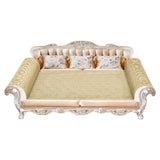 Miniature Sofa-Style Cardboard Cat Scratcher & Lounger – Vintage European Design