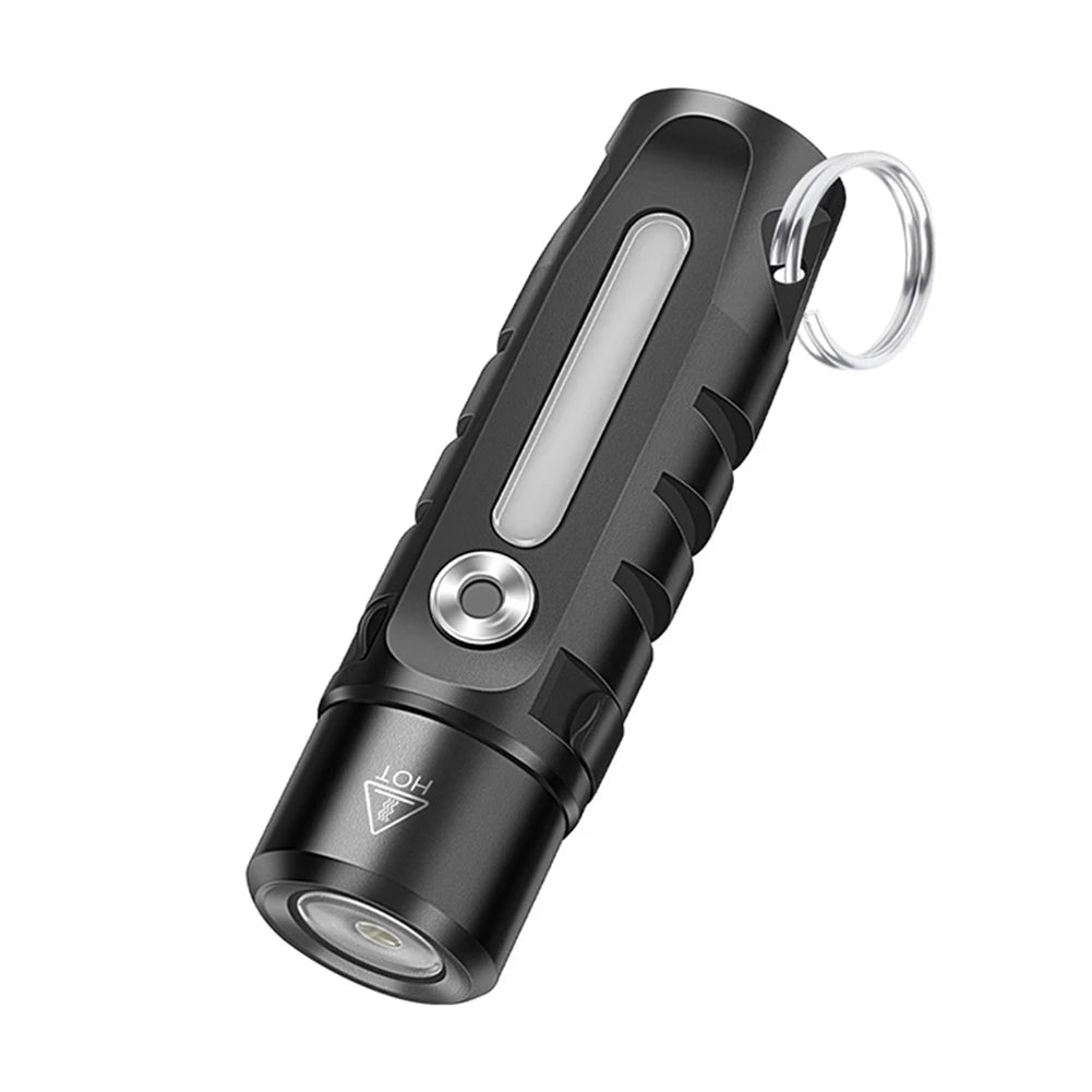 LED Waterproof USB-C Rechargeable Flashlight – Magnetic Clip, Ultra Bright Handheld Torch for Camping & Emergency 🔦