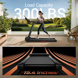 3.0HP Brushless Foldable Treadmill — Dual Shock Absorption, 300 lbs Support, HR Monitor & Quiet Running Design 🏃‍♀️
