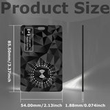 FM-23 Smart Track Card – Ultra-Thin Wallet Tracker with Wireless Charging, GPS Locator & Apple Find My Compatibility