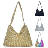 Large-Capacity Glitter Evening Clutch – Women’s Fashion Shoulder & Underarm Handbag for Parties, Weddings & Cocktails