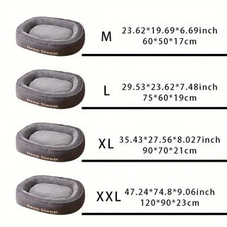 Extra Large 47" Pet Bed – XL Cooling Dog Sofa for Small, Medium & Large Pets (Indoor & Outdoor Use)