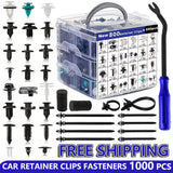 Automotive Retainer Clips & Rivet Fastener Kit – Includes Remover Tool (+ GM, Ford, Toyota, Honda Support)