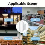 🚪 Tuya Wi-Fi Smart Door Sensor – Open/Close Detector with Smart Life App Control & Home Security Alarm System