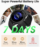 Smart Watch for Women – 1.27” HD Fitness Tracker with 400+ Watch Faces, Bluetooth Calls & Female Health Monitor (iPhone & Android)