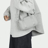 Women’s small square tote bag – large-capacity waterproof handbag with compartments, cute fashionable shoulder or hand carry bag