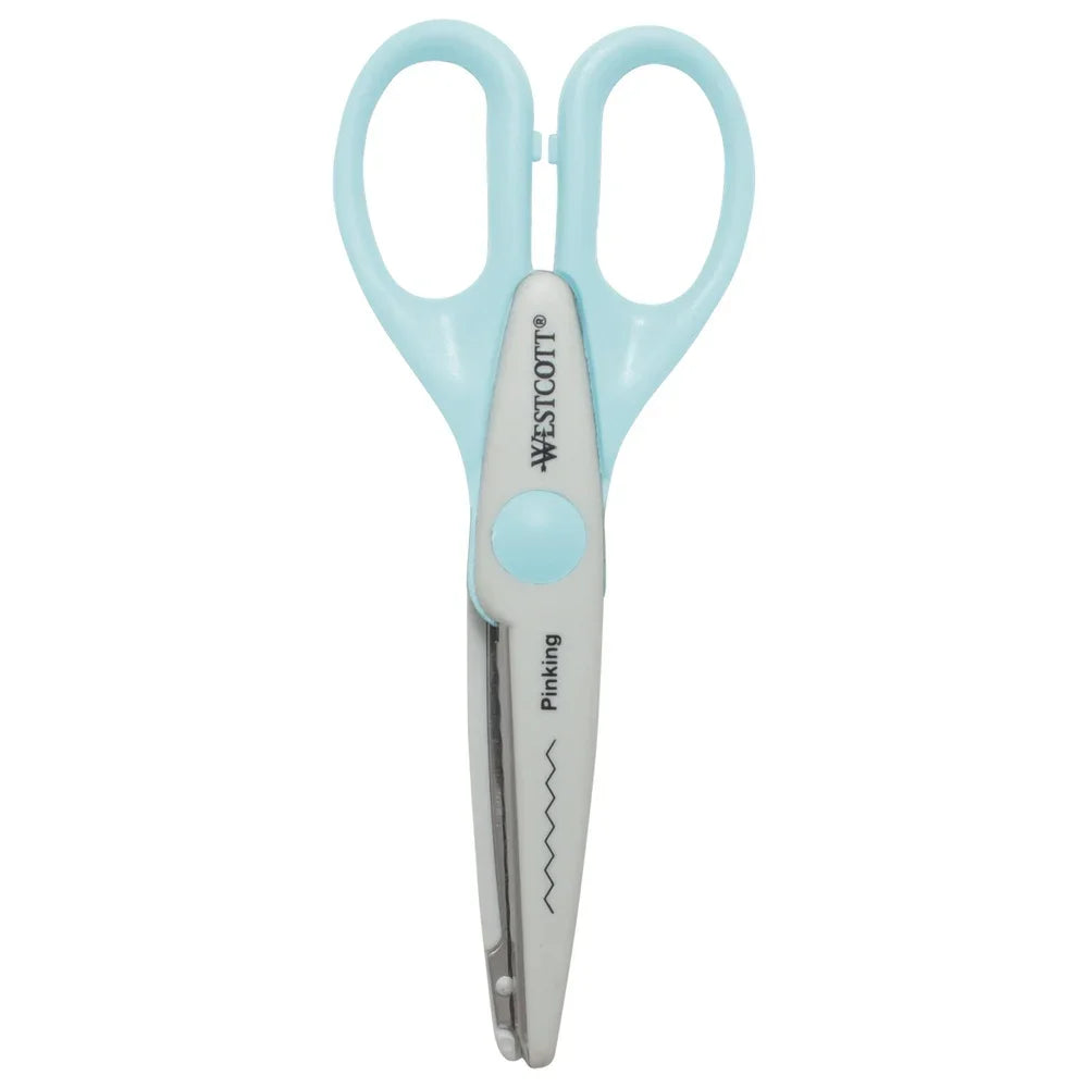 Decorative Crafting Scissors 6-Inch Set with Patterned Edges for Scrapbooking & School Projects (2-Pack)