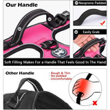 Escape-Proof Dog Harness with Reflective Leash – No-Pull Adjustable Soft Padded Vest for Outdoor Training