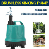 Ultra Quiet Submersible Water Fountain Pump – 40W/60W/90W Aquarium & Fish Pond Pump with Filter, 220V–240V
