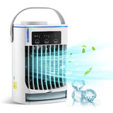 Portable Misting Fan & Air Cooler with 500 ml Water Tank — Quiet Mist Spray Fan for Home, Room, Car, Office