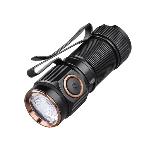 TrustFire MT10 Rechargeable LED EDC Flashlight – 1000 Lumens, USB-C Charging, Compact Torch with Magnetic Tail
