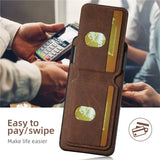 Luxury Leather Wallet Phone Case – Magnetic Pocket Cover with Card Holder for Google Pixel 6/7/8/9 Pro & A Series