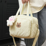 Cute Cartoon Baby Diaper Bag with Pendant – Large Capacity Multifunction Mommy Travel Bag & Organizer