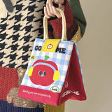 Cute Cartoon Insulated Lunch Bag – Waterproof Thermal Breakfast Organizer for Kids & Travel