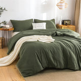 All-Season Reversible Washable Microfiber Comforter Set – Luxury Skin-Friendly Bedding Bundle