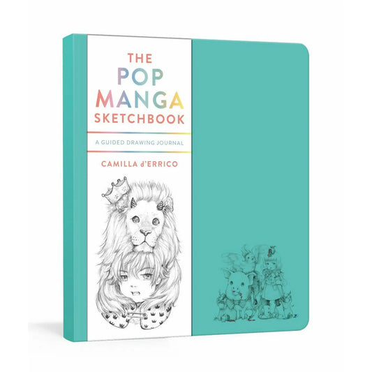 The Pop Manga Sketchbook – Guided Drawing Journal Illustrated Edition for Artists & Beginners 🎨