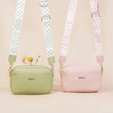 Women’s Solid Color Mobile Phone Crossbody Bag – Small Square Multi-Functional Shoulder Purse with Zipper & Large Capacity