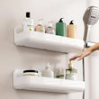 2-Pack Adhesive Shower Caddy – No-Drill Plastic Wall Shelves for Shower & Bath Storage