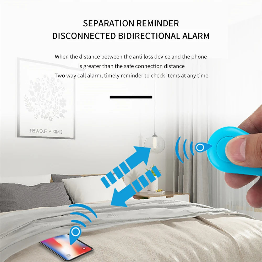 🔑 Bluetooth Anti-Lost Tracker – 2024 Smart Two-Way Search Alarm for Keys, Pets & Smartphones with Positioning