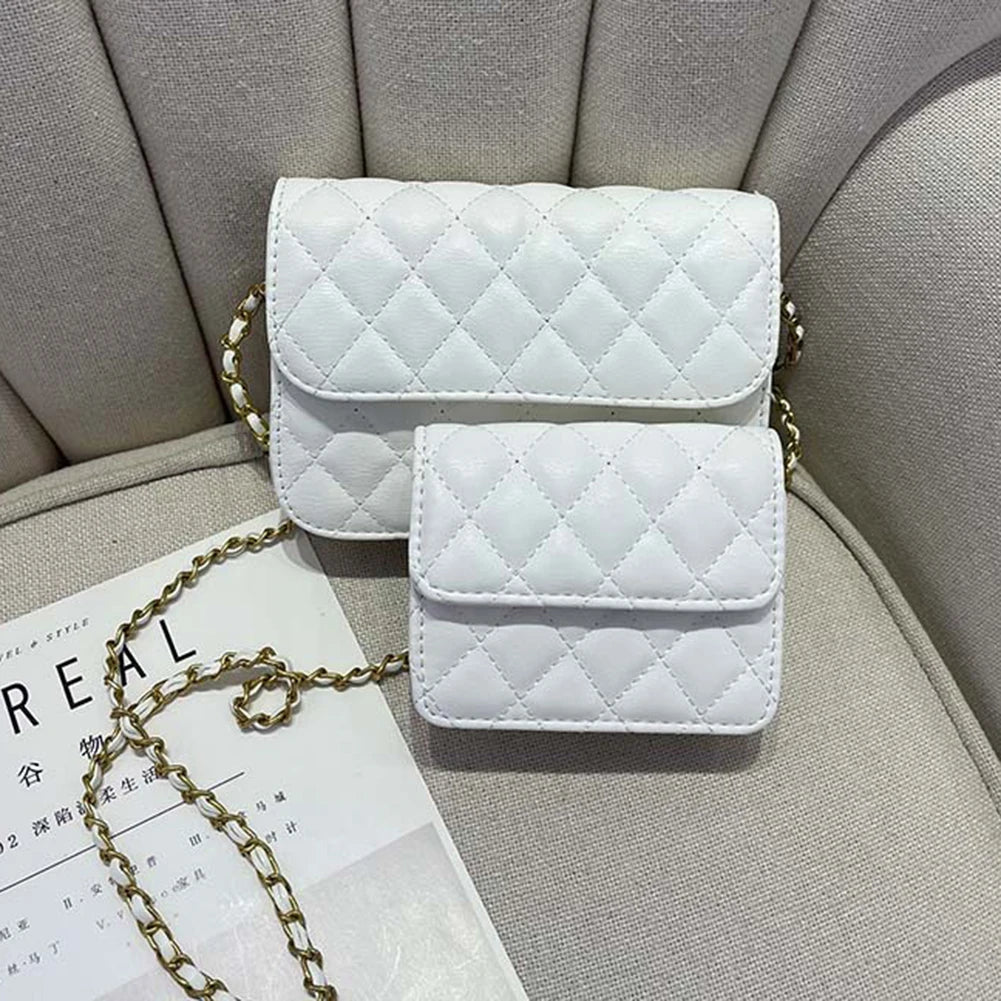 Women’s Mini Quilted Belt Bag – Versatile Crossbody Sling & Stylish Satchel Purse for Trendy Daily Wear