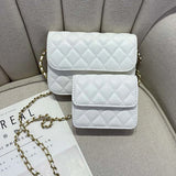 Women’s Mini Quilted Belt Bag – Versatile Crossbody Sling & Stylish Satchel Purse for Trendy Daily Wear