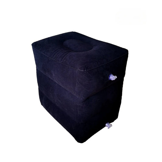 Inflatable PVC kids travel footrest pillow – airplane, car & bus sleeping cushion for comfort & support