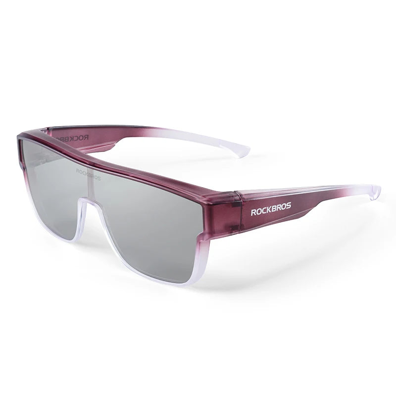 ROCKBROS Polarized Cycling Glasses – Lightweight UV400 Dual-Wear Sunglasses for Men & Women MTB & Road Biking