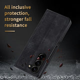 Luxury PU Leather Case for Samsung Galaxy Z Fold 3/4/5/6 – Shockproof Slim Bumper Back Cover with Premium Finish