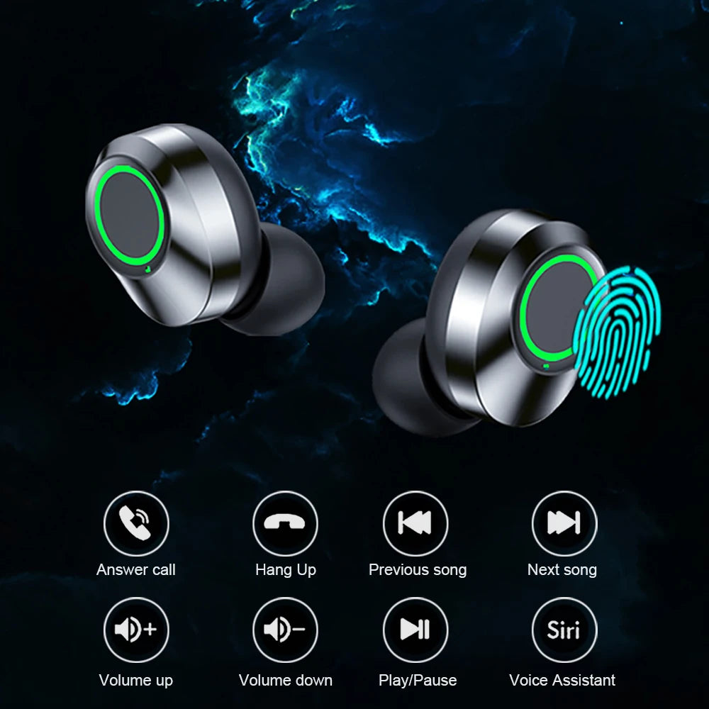 NES TWS Wireless Bluetooth Earphones – Sport Stereo HiFi Music Earbuds with Mic, HD Calls & Gaming Headset Function