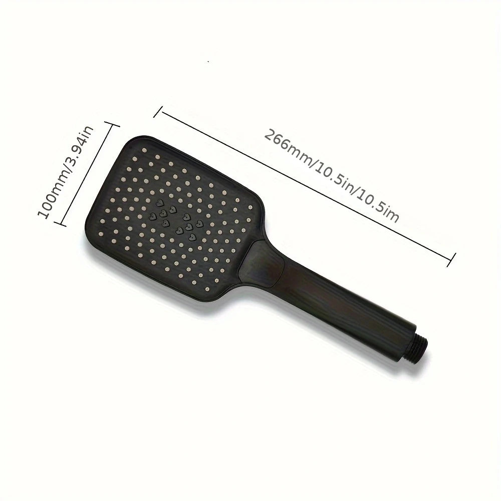 Large-Area High-Pressure Shower Head – 3 Modes Adjustable Water-Saving Spa-Style Nozzle