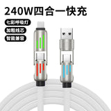 Product Title  6.6ft 4-in-1 Multi USB Charging Cable – Max 240W Fast Charger Cord with USB-A & Type-C for iPhone 16/15/14/13, iPad & Samsung