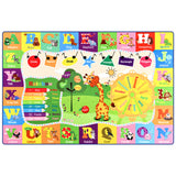 Children’s Giraffe Animal Play Mat – Large Kids’ Bedroom Carpet with Letters & Educational Design