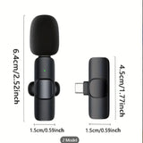 Wireless Omnidirectional Lavalier Microphone – Clip-On Condenser Mic for Laptops & Smartphones