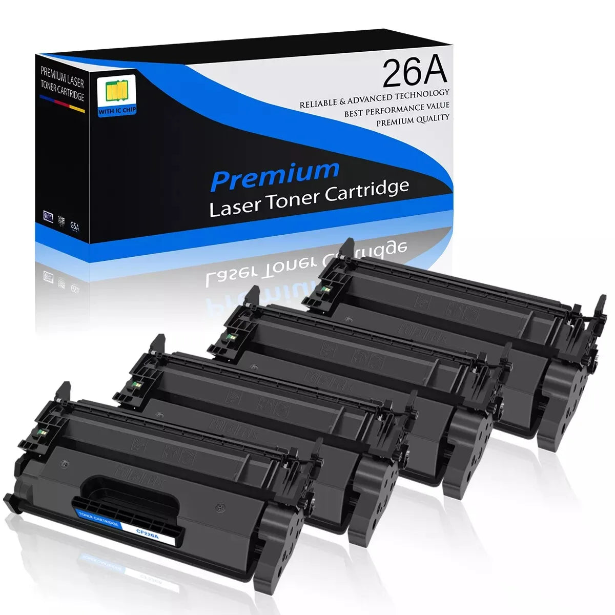 Greencycle High-Yield CF226A (HP 26A) Black Toner Cartridge – Compatible with HP LaserJet Pro M402/M426 Series (1-Pack)