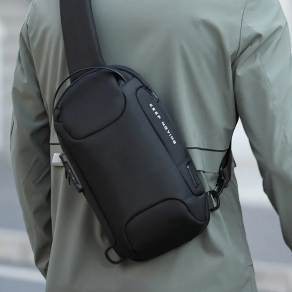 Douyin-Hot Style Summer Men’s Sports Car Breast Bag – Single-Shoulder Crossbody Bag