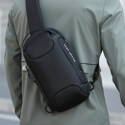 Douyin-Hot Style Summer Men’s Sports Car Breast Bag – Single-Shoulder Crossbody Bag