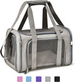 Soft-Sided Foldable Travel Pet Carrier for Cats & Puppies up to 15 lbs – Airline Approved